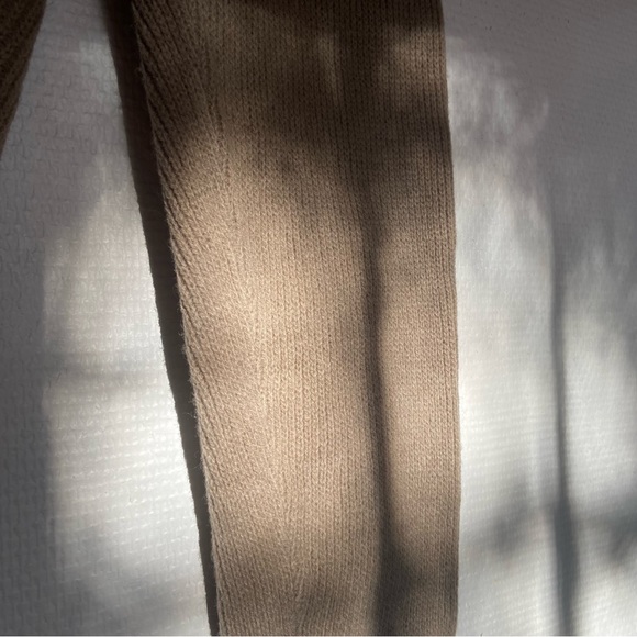 Natural Brown Knit Leggings Base Layer - Picture 2 of 4